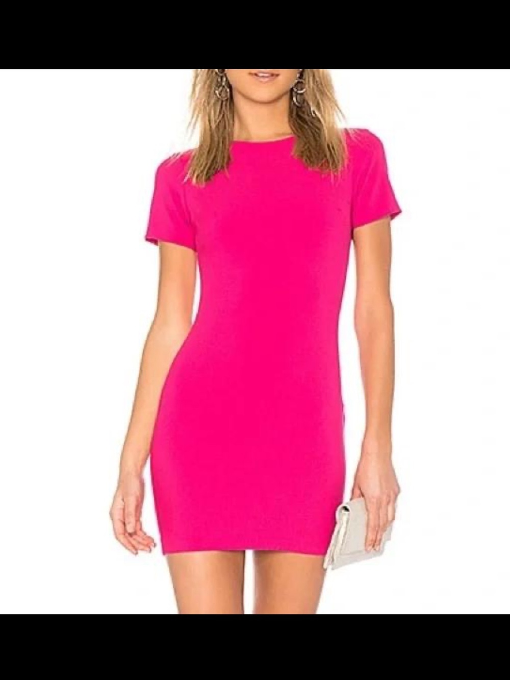 Likely Fuchsia Short-Sleeve Mini Dress